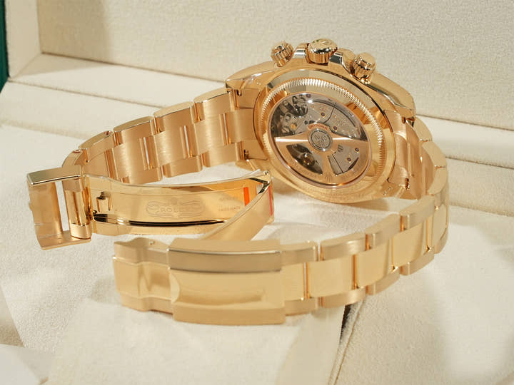 Rolex Daytona Ref. 126528LN Yellow Gold with Bright Black Dial