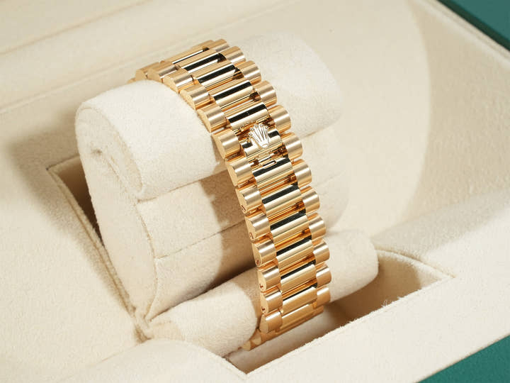 ロレックス デイデイト36 Ref.128238 イエローゴールド グリーンオンブレ文字盤