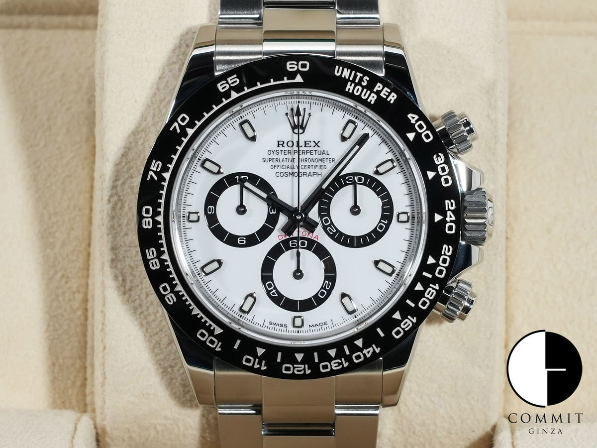 ロレックス デイトナ Ref.116500LN ステンレススチール ホワイト文字盤