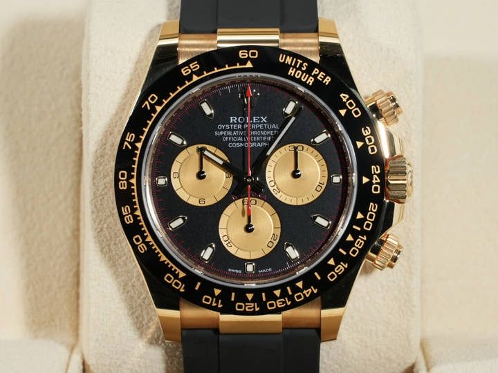 Rolex Daytona Ref. 116518LN Yellow Gold Black x Champagne Dial