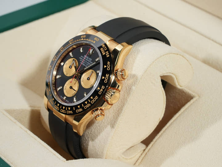 Rolex Daytona Ref. 116518LN Yellow Gold Black x Champagne Dial