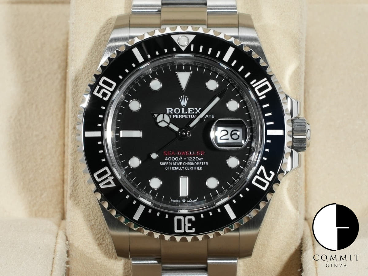 ロレックス シードゥエラー Ref.126600 ステンレススチール ブラック文字盤