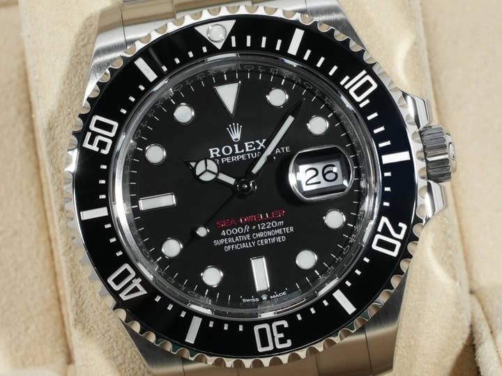 ロレックス シードゥエラー Ref.126600 ステンレススチール ブラック文字盤
