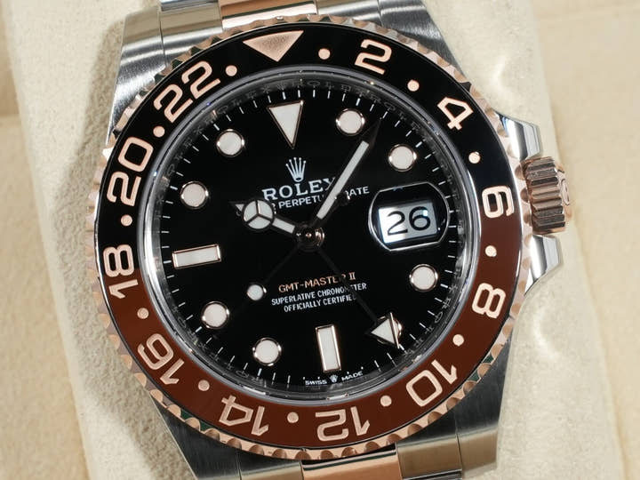 Rolex GMT-Master II Ref. 126711CHNR Stainless Steel/Everose Gold Black Dial