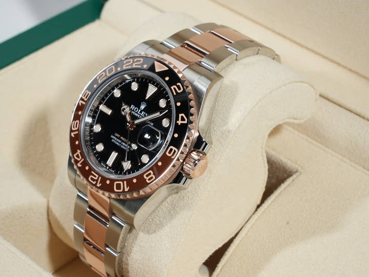 Rolex GMT-Master II Ref. 126711CHNR Stainless Steel/Everose Gold Black Dial