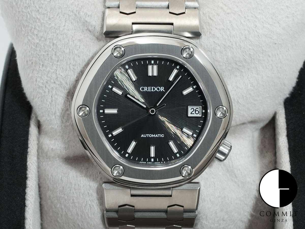 セイコー クレドール ロコモティブ Ref.GCCR999 ブラック文字盤 未使用 iiei49gj