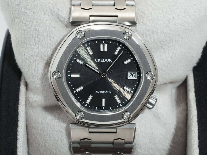 セイコー クレドール ロコモティブ Ref.GCCR999 ブラック文字盤 未使用 iiei49gj