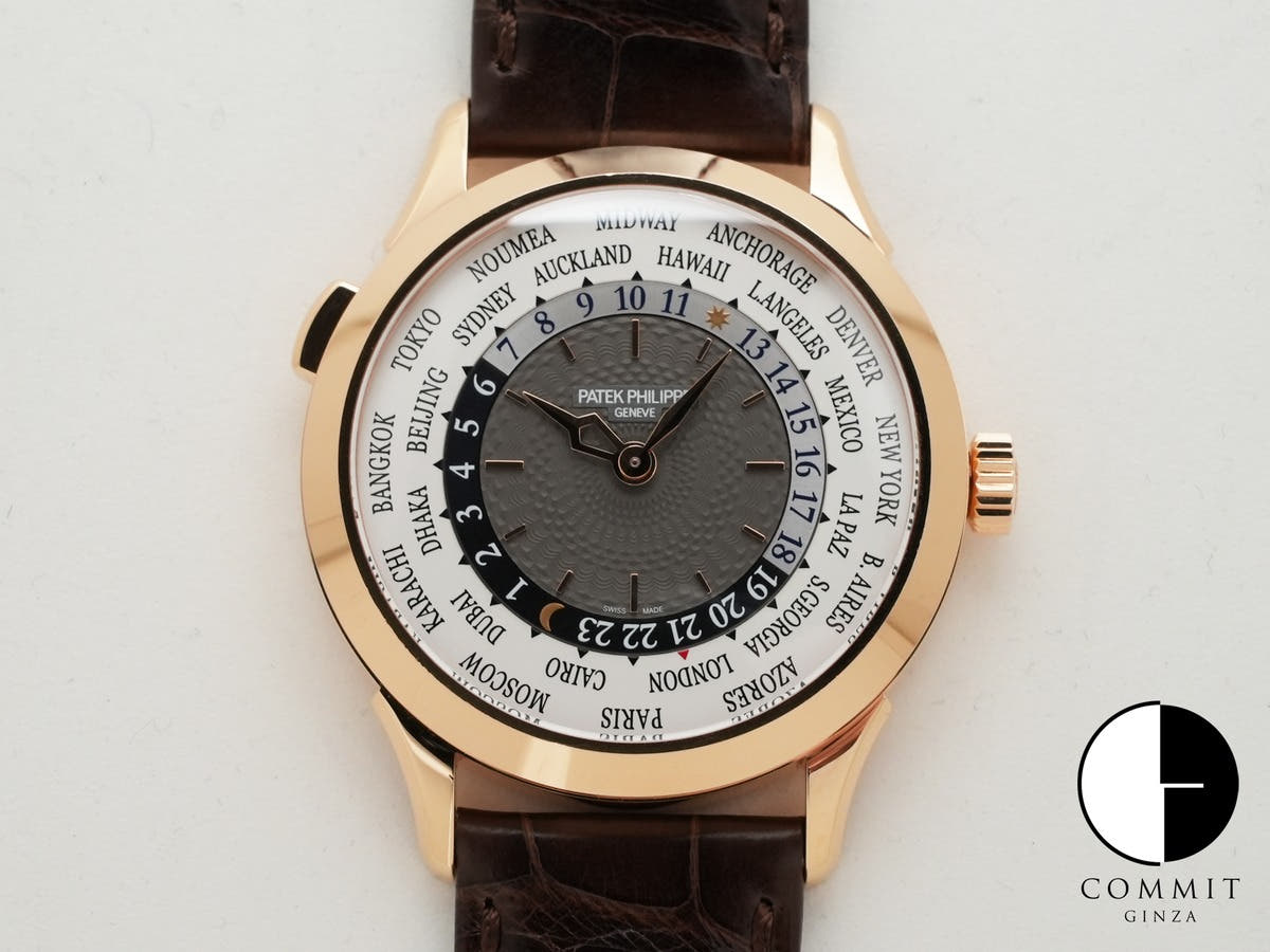 パテックフィリップ コンプリケーション ワールドタイム Ref.5230R-012 ローズゴールド シルバー文字盤