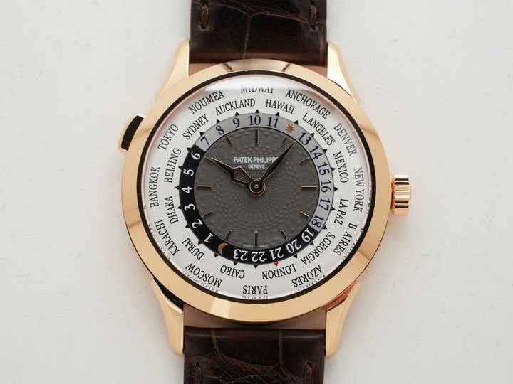 パテックフィリップ コンプリケーション ワールドタイム Ref.5230R-012 ローズゴールド シルバー文字盤