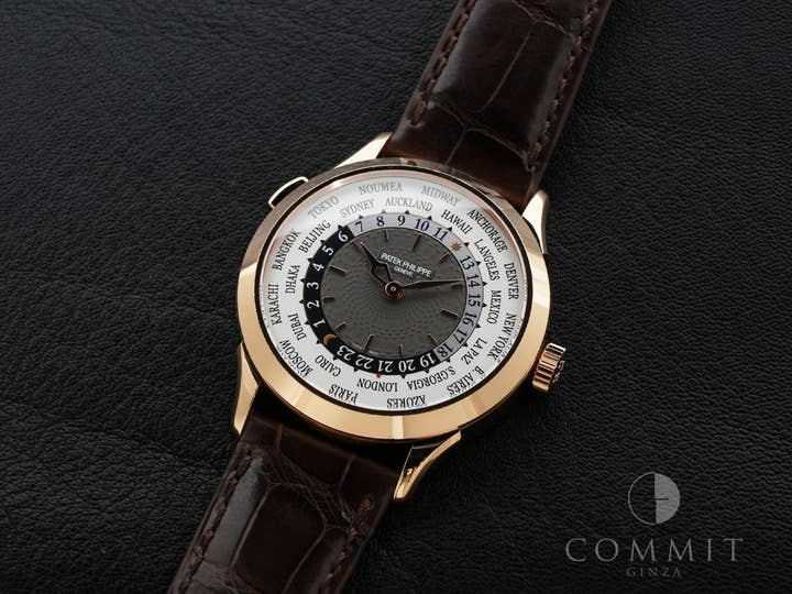 パテックフィリップ コンプリケーション ワールドタイム Ref.5230R-012 ローズゴールド シルバー文字盤