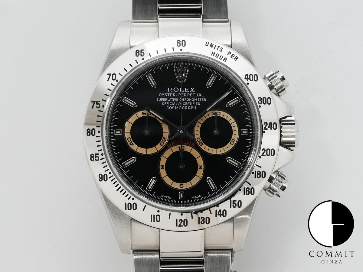 ロレックス デイトナ エルプリメロ Ref.16520 ステンレススチール ブラック文字盤