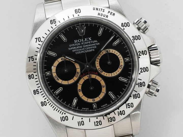 ロレックス デイトナ エルプリメロ Ref.16520 ステンレススチール ブラック文字盤