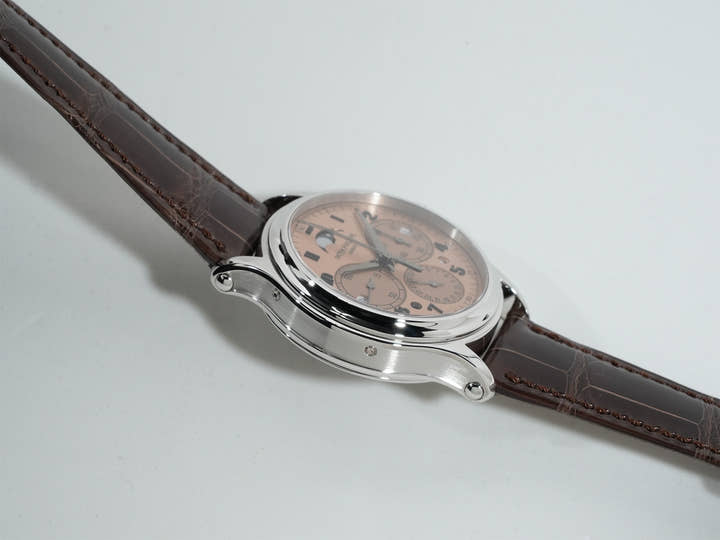 パテックフィリップ パーペチュアルカレンダー シングルプッシュボタン スプリットセコンド クロノグラフ Ref.5372P-010 プラチナ ローズゴールド文字盤