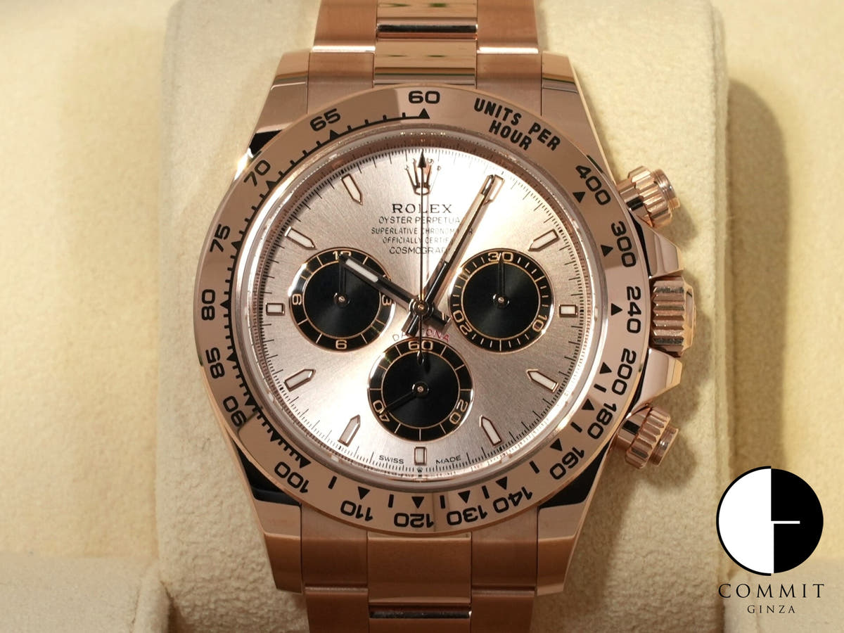 ロレックス デイトナ Ref.126505 エバーローズゴールド サンダストxブライトブラック文字盤