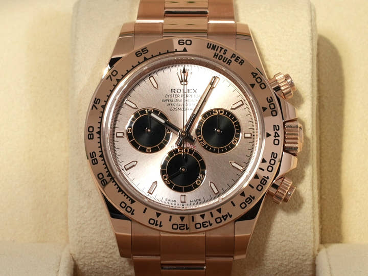 ロレックス デイトナ Ref.126505 エバーローズゴールド サンダストxブライトブラック文字盤