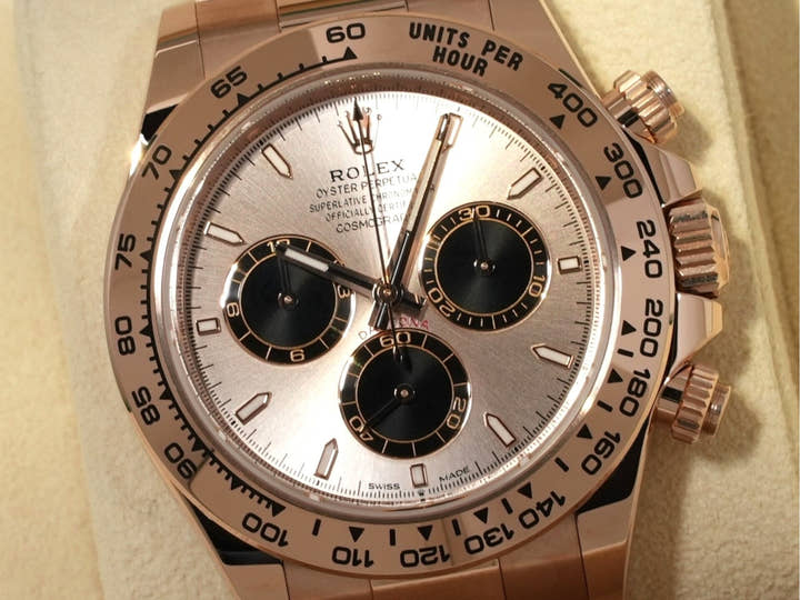 ロレックス デイトナ Ref.126505 エバーローズゴールド サンダストxブライトブラック文字盤