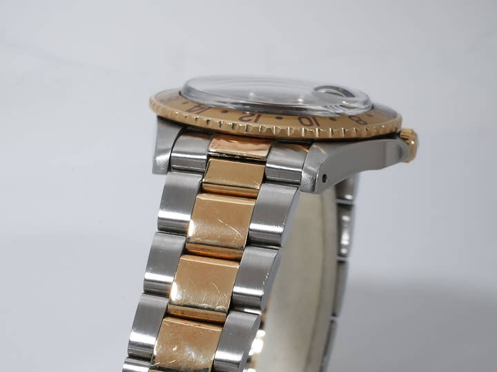 ロレックス GMTマスター Ref.1675/3 ステンレススチール/イエローゴールド ブラウン文字盤 オイスターブレスレット