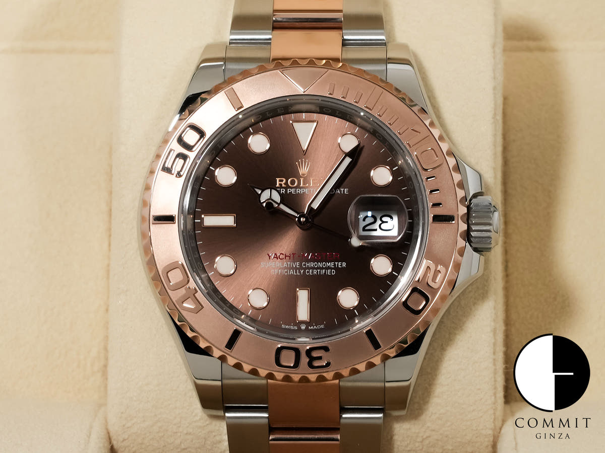 ロレックス ヨットマスター40 Ref.126621 ステンレススチール/エバーローズゴールド チョコレート文字盤