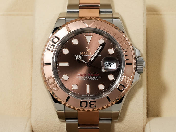 ロレックス ヨットマスター40 Ref.126621 ステンレススチール/エバーローズゴールド チョコレート文字盤