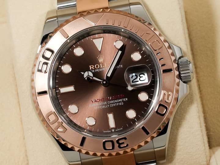 ロレックス ヨットマスター40 Ref.126621 ステンレススチール/エバーローズゴールド チョコレート文字盤