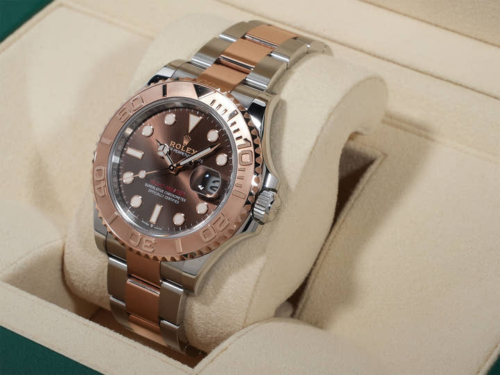 ロレックス ヨットマスター40 Ref.126621 ステンレススチール/エバーローズゴールド チョコレート文字盤