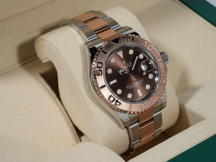 ロレックス ヨットマスター40 Ref.126621 ステンレススチール/エバーローズゴールド チョコレート文字盤