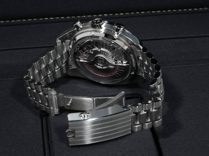 オメガ スピードマスター スーパーレーシング 44.25mm Ref.329.30.44.51.01.003 SS ブラック文字盤 未使用 jc6ghg6b