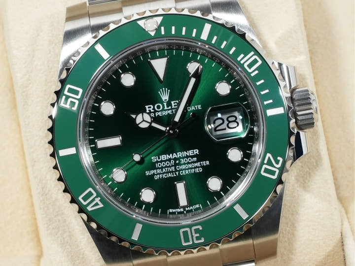 ロレックス サブマリーナー デイト Ref.116610LV ステンレススチール グリーン文字盤