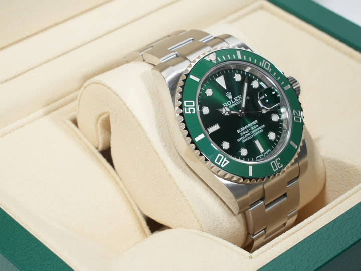 ロレックス サブマリーナー デイト Ref.116610LV ステンレススチール グリーン文字盤