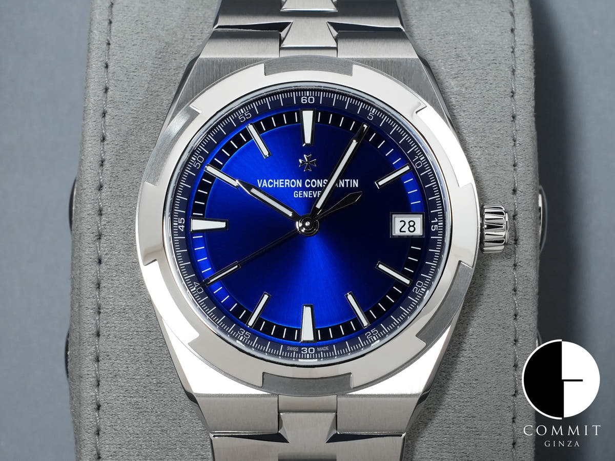 ヴァシュロンコンスタンタン オーヴァーシーズ オートマティック Ref.4520V/210A-B128 ブルー文字盤 未使用 zfkqoe73