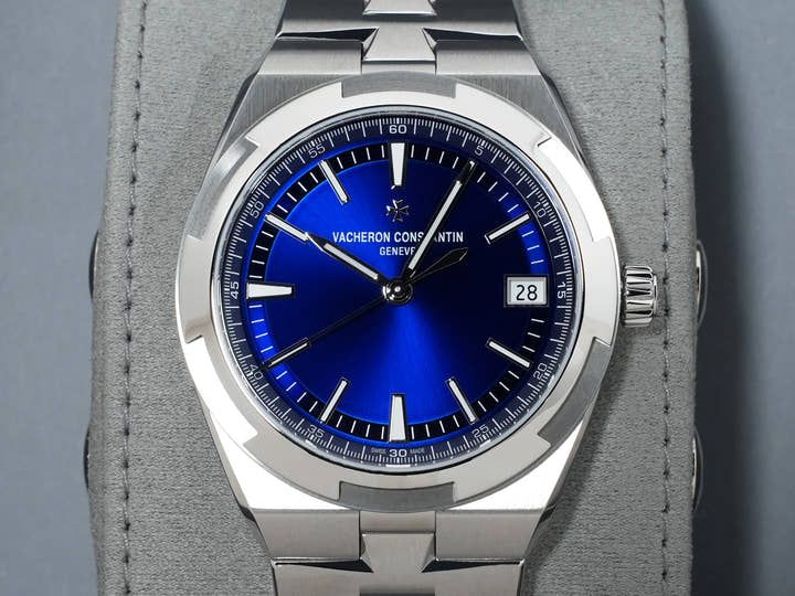 ヴァシュロンコンスタンタン オーヴァーシーズ オートマティック Ref.4520V/210A-B128 ブルー文字盤 未使用 zfkqoe73