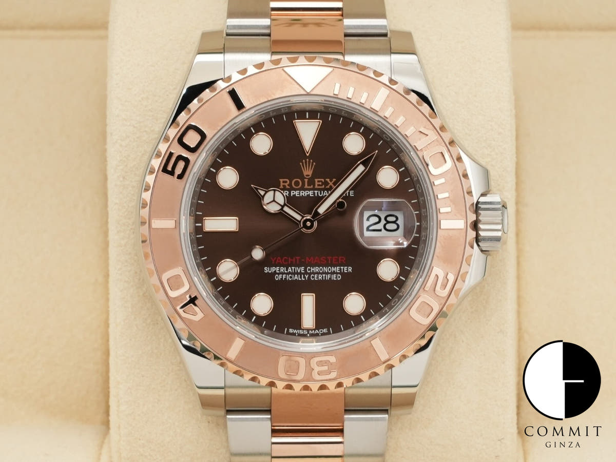 ロレックス ヨットマスター40 Ref.116621 ステンレススチール/エバーローズゴールド チョコレート文字盤