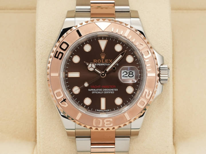 ロレックス ヨットマスター40 Ref.116621 ステンレススチール/エバーローズゴールド チョコレート文字盤