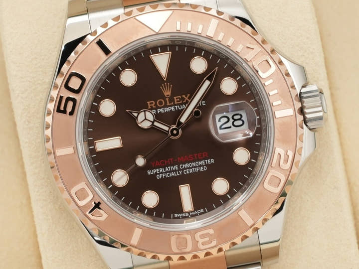 ロレックス ヨットマスター40 Ref.116621 ステンレススチール/エバーローズゴールド チョコレート文字盤