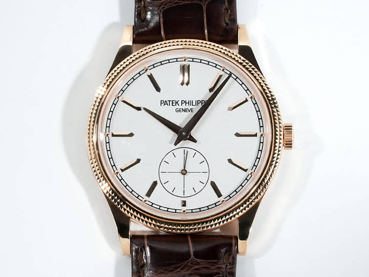 パテックフィリップ カラトラバ Ref.6119R-001 ローズゴールド シルバー文字盤
