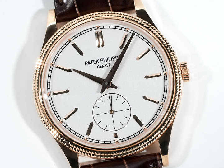 パテックフィリップ カラトラバ Ref.6119R-001 ローズゴールド シルバー文字盤