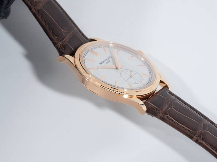 パテックフィリップ カラトラバ Ref.6119R-001 ローズゴールド シルバー文字盤