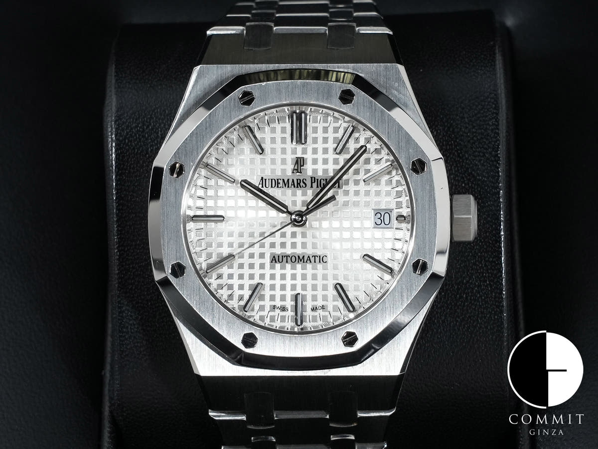 オーデマピゲ ロイヤルオーク Ref.15450ST.OO.1256ST.01 ステンレススチール シルバー文字盤