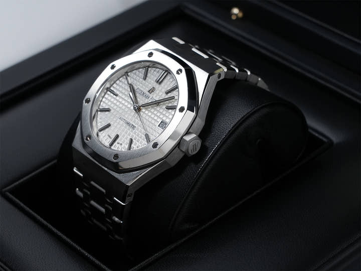 オーデマピゲ ロイヤルオーク Ref.15450ST.OO.1256ST.01 ステンレススチール シルバー文字盤