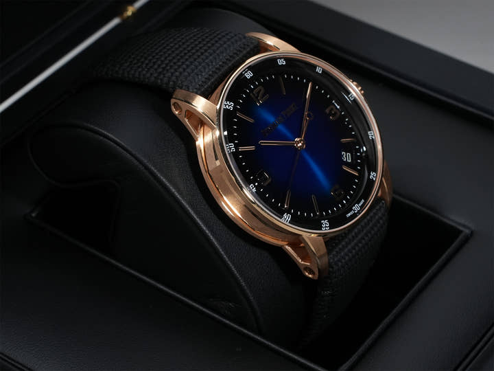 オーデマピゲ CODE 11.59 バイ オーデマ ピゲ Ref.15210OR.OO.A028CR.01 ピンクゴールド スモークブルーラッカー文字盤