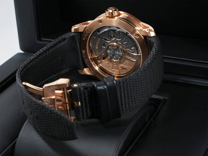 オーデマピゲ CODE 11.59 バイ オーデマ ピゲ Ref.15210OR.OO.A028CR.01 ピンクゴールド スモークブルーラッカー文字盤