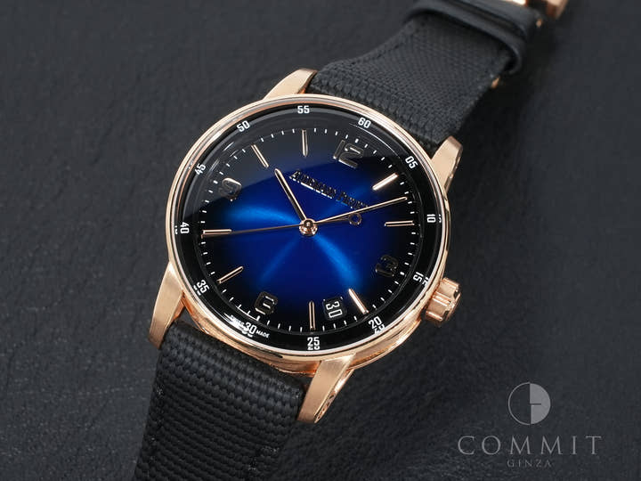 オーデマピゲ CODE 11.59 バイ オーデマ ピゲ Ref.15210OR.OO.A028CR.01 ピンクゴールド スモークブルーラッカー文字盤