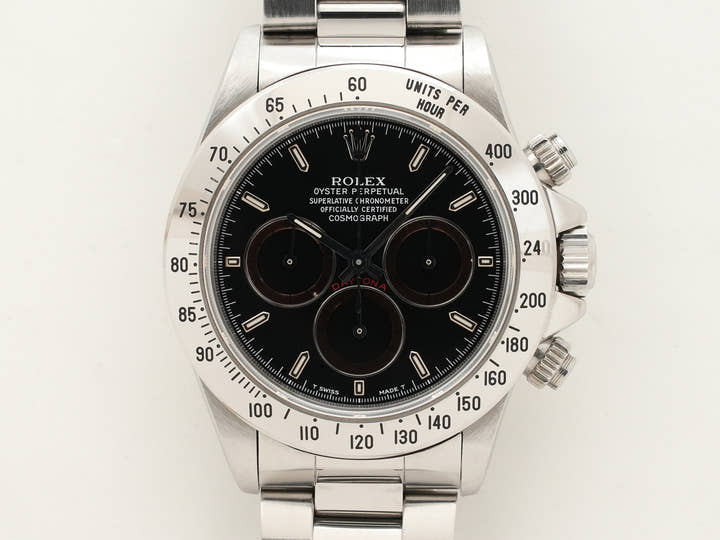 ロレックス デイトナ エルプリメロ Ref.16520 ステンレススチール ブラック文字盤