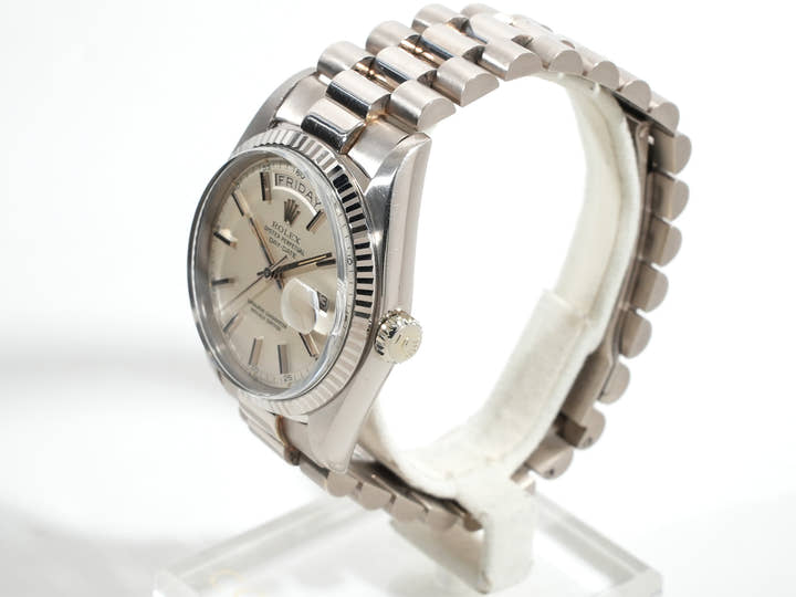 Rolex Day-Date 36 Ref. 1803 White Gold Silver Dial