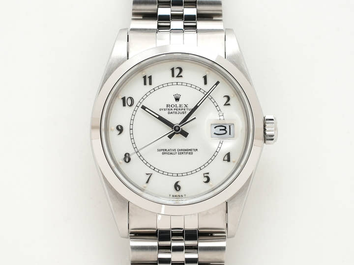 ロレックス デイトジャスト Ref.16000 ステンレススチール ボイラーゲージ文字盤 ジュビリーブレスレット