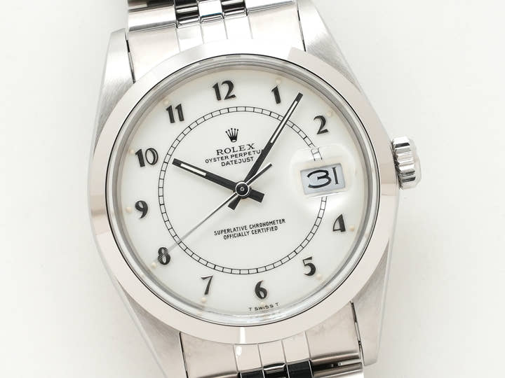 ロレックス デイトジャスト Ref.16000 ステンレススチール ボイラーゲージ文字盤 ジュビリーブレスレット