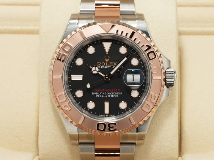 ロレックス ヨットマスター40 Ref.126621 ステンレススチール/エバーローズゴールド ブラック文字盤