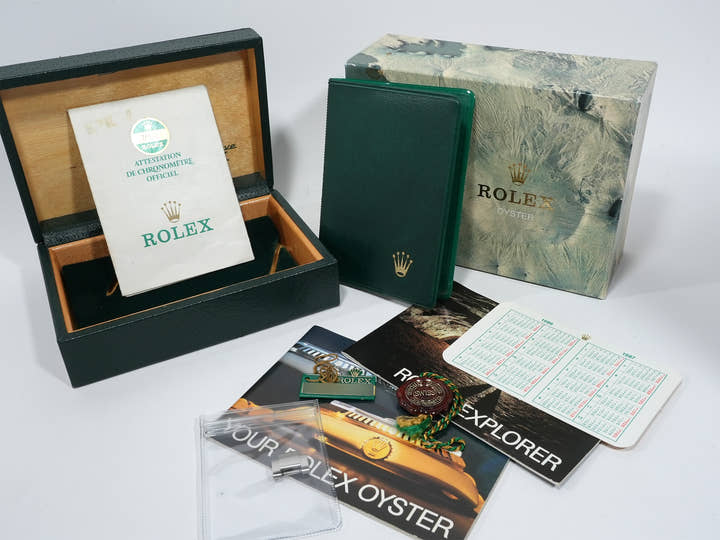 ロレックス エクスプローラーII Ref.16550 ステンレススチール アイボリー文字盤