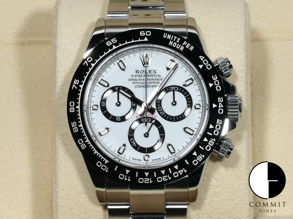 ロレックス デイトナ Ref.116500LN ステンレススチール ホワイト文字盤