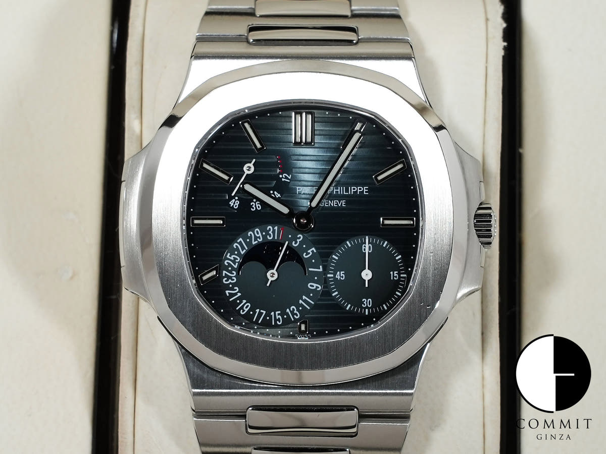 パテックフィリップ ノーチラス プチコンプリケーション Ref.5712/1A-001 ステンレススチール ブルー文字盤